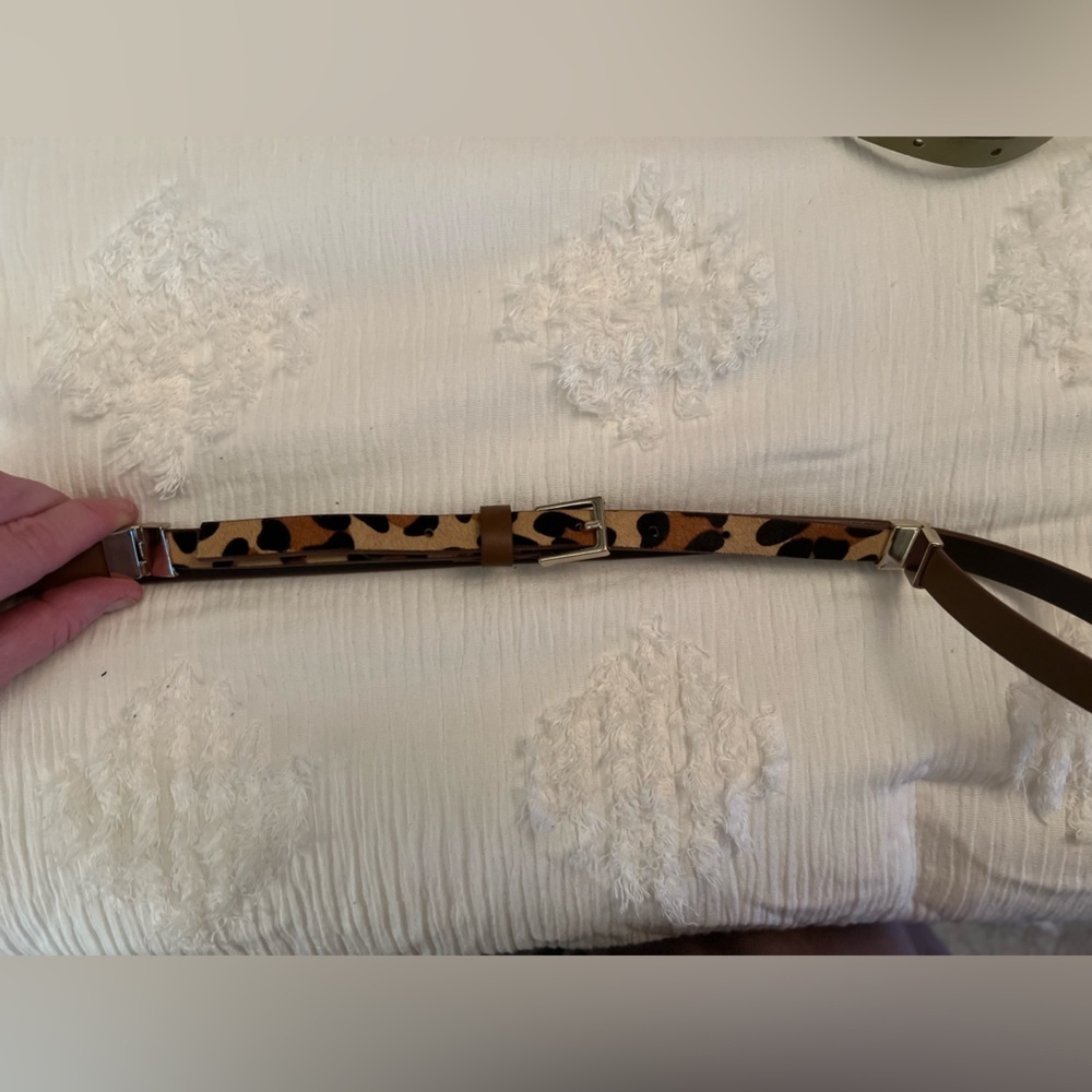 The Limited Genuine Leather and Calf Hair Belt Large